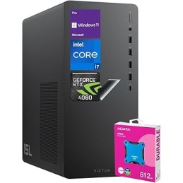 HP Victus 15L Gaming Desktop – Intel Core i7‑14700F | 32GB RAM | 512GB SSD + 1TB HDD | RTX 4060