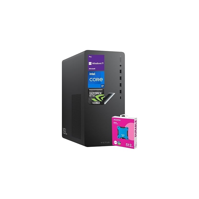 HP Victus 15L Gaming Desktop – Intel Core i7‑14700F | 32GB RAM | 512GB SSD + 1TB HDD | RTX 4060