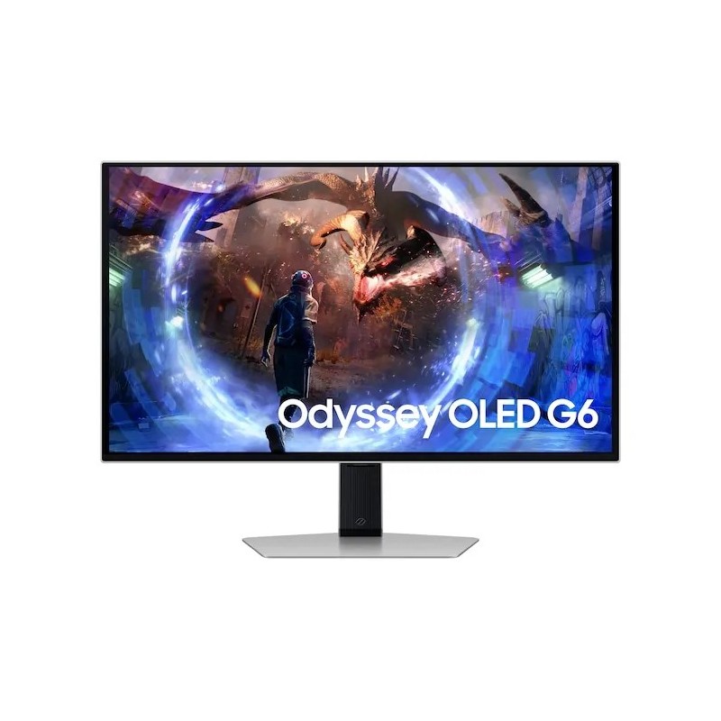 Samsung G60SD 27" – 27″ QHD OLED Gaming Monitor (Silver)
