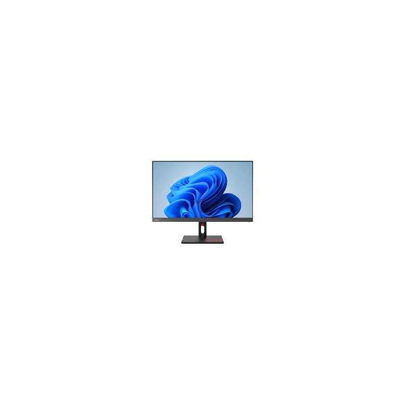 Lenovo ThinkVision S24i‑30 23.8" FHD Monitor, VGA + Dual HDMI, Raven Black (REFURBISHED)