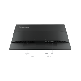 Lenovo ThinkVision E24‑40 23.8″ FHD Monitor, VGA + HDMI + DisplayPort, Raven Black (REFURBISHED)