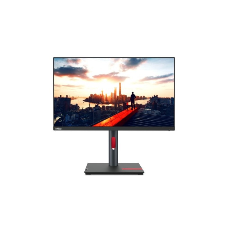 Lenovo ThinkVision P24h‑30 23.8″ QHD Monitor, USB‑C, HDMI, DisplayPort, Adjustable Stand (REFURBISHED)