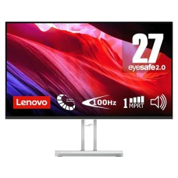 Lenovo L27i‑4A 27″ FHD Monitor, VGA + Dual HDMI, Integrated Speakers (REFURBISHED)