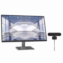 Lenovo L32p‑30 31.5″ 4K UHD Monitor + LC50 Webcam, Raven Black, HDMI + DisplayPort + USB-C (REFURBISHED)