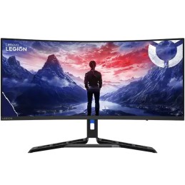 Lenovo Legion R34w‑30 34" WQHD Curved Gaming Monitor, Raven Black, HDMI + DisplayPort (NEW)