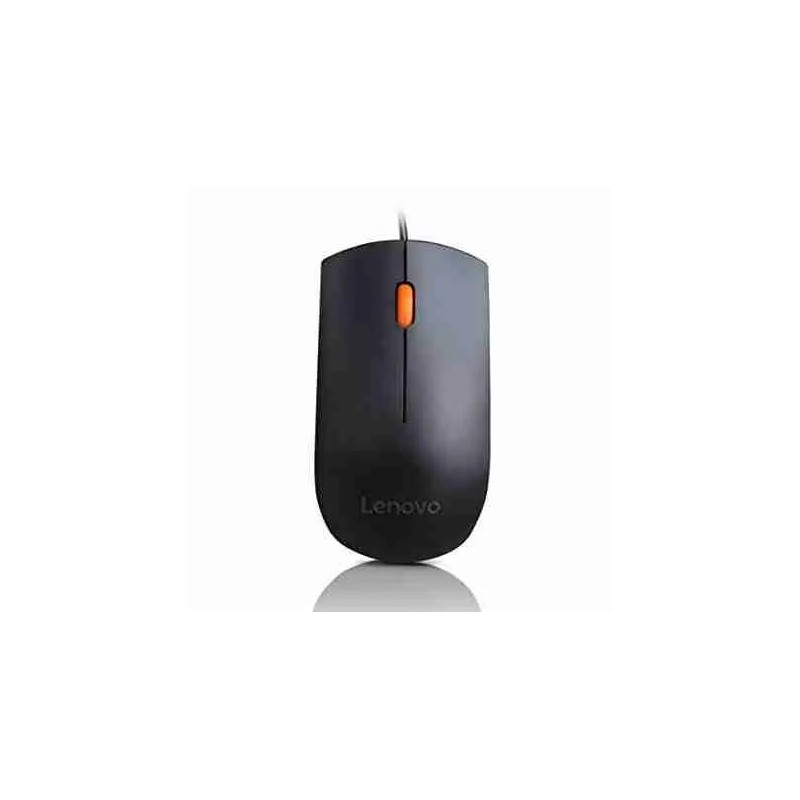Lenovo 300 Wired USB Mouse, Black