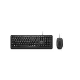 Lenovo 160 Wired Keyboard & Mouse Combo, Black