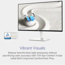 Dell S2725H 27" FHD Monitor – Ash White (REFURBISHED)