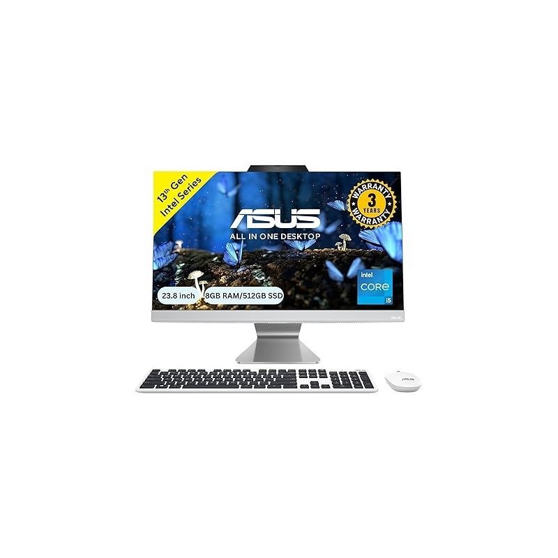 ASUS AIO A340, Intel Core i5 1335U, 23.8″ FHD Touch, 8GB RAM, 512GB SSD (NEW)