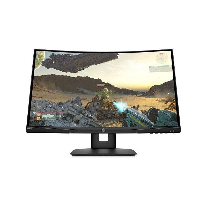 HP X24c 23.6" FHD Curved Gaming Monitor – Black (REFURBISHED)