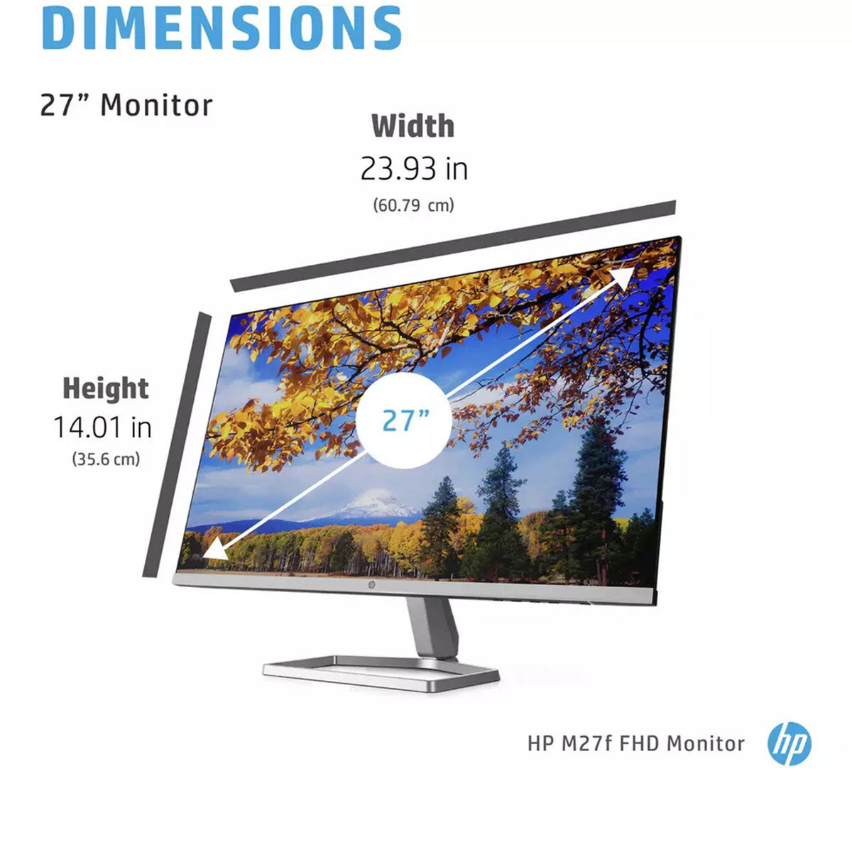 HP M27f FHD (27″ ) IPS Monitor