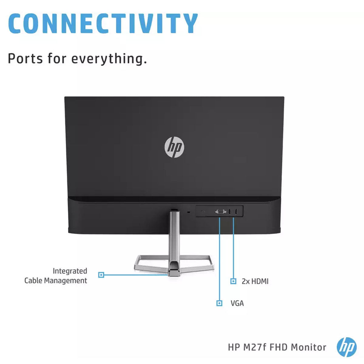 HP M27f FHD (27″ ) IPS Monitor