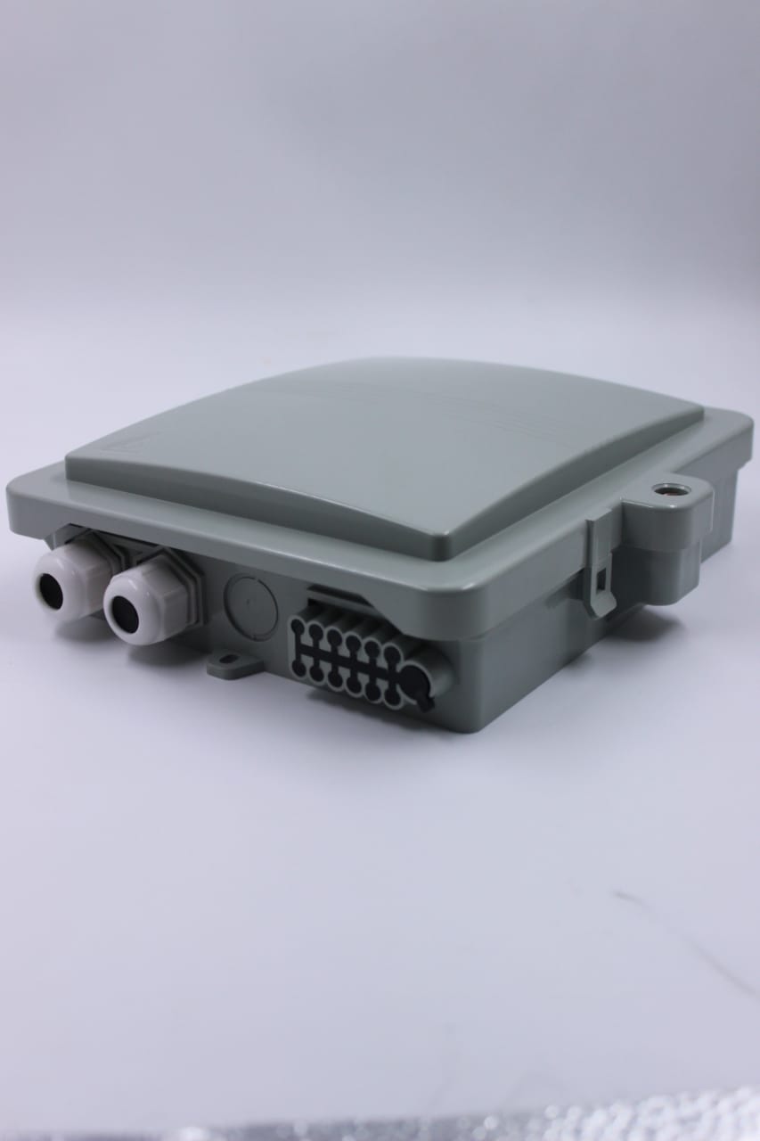 FAT-I-24C (L) - Fiber Access Terminal Indoor GREY 24C Loaded with SC simplex adapters and pigtails