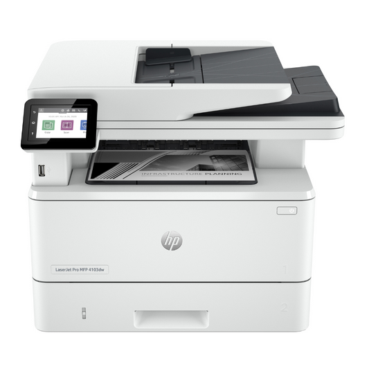 HP LaserJet Pro MFP 4103dw Printer, Black and white, Printer