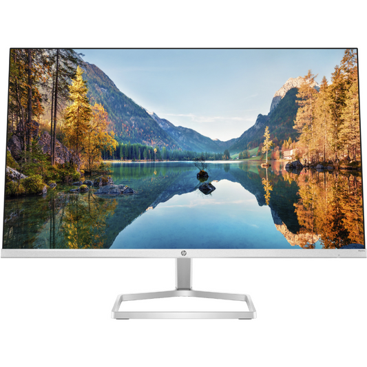 HP M24fw 23.8" FHD Monitor, White Color, Connectivity : VGA, HDMI 1.4 - 2D9K1AA