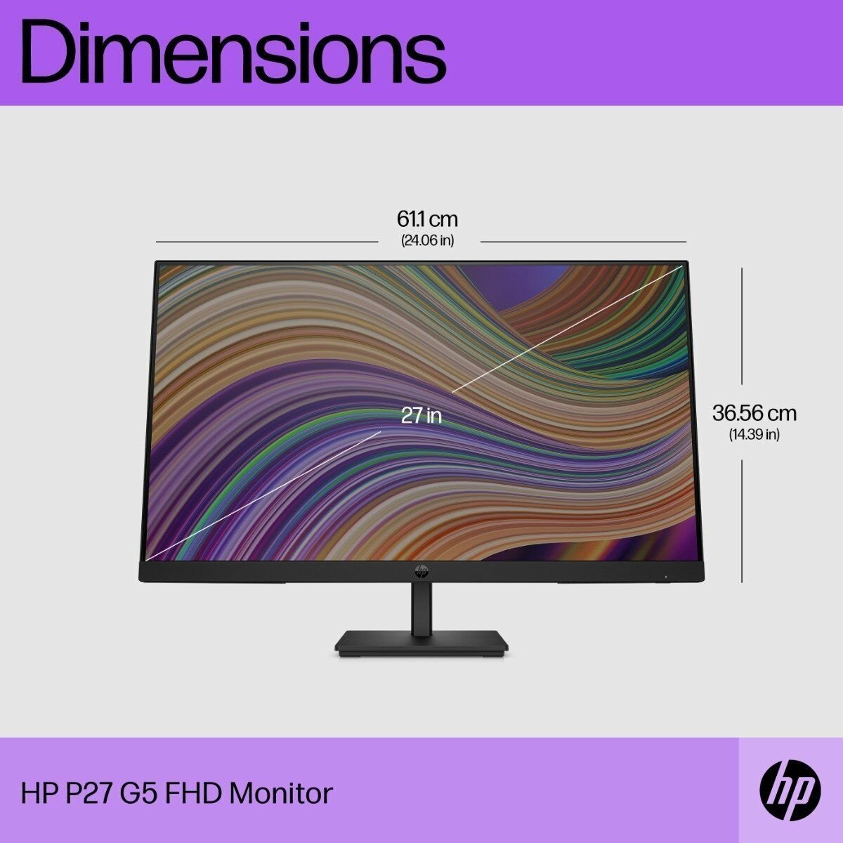 HP P27 G5 FHD Monitor