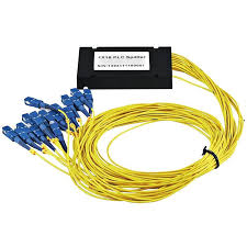 PLC Splitter 1*16 SM G657A2 1260-1650nm 1.5m of input and output port with SC/APC connector, 2.0mm ABS Box